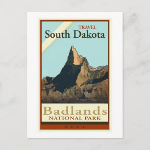 Cartão Postal Viagem South Dakota