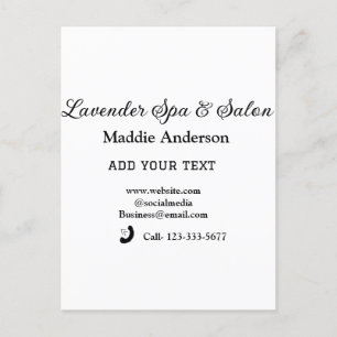 Cartão Postal viagem spa salon hóspede informação férias praia