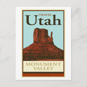 Cartão Postal Viagem Utah