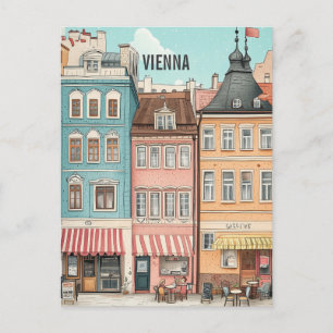 Cartão Postal Viagem Viena Áustria