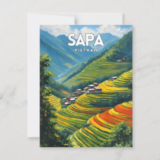 Cartão postal Viagem Vietnã Sapa