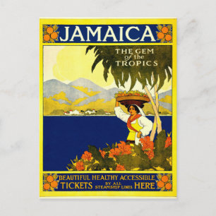 Cartão Postal Viagem Vintage Jamaica