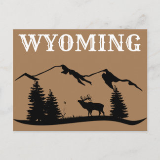 Cartão postal Viagem Wyoming