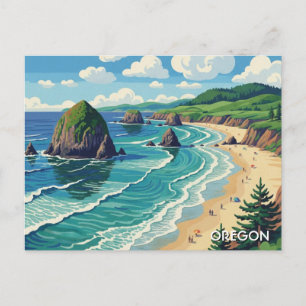 Cartão Postal Viagens à costa do Oregon