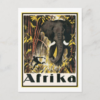 Cartão Postal Viagens Africanas Vintage