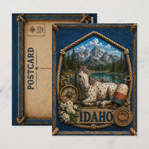 Cartão Postal Viagens Antigas em Idaho