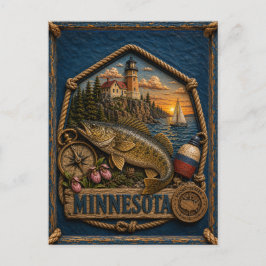Cartão Postal Viagens Antigas em Minnesota