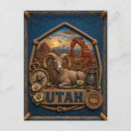 Cartão Postal Viagens Antigas em Utah