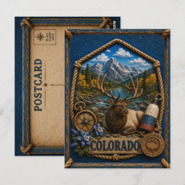 Cartão Postal Viagens Antigas no Colorado