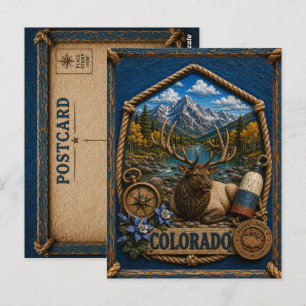 Cartão Postal Viagens Antigas no Colorado