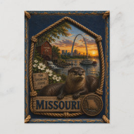 Cartão Postal Viagens Antigas no Missouri