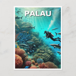 Cartão Postal Viagens de Mergulho em Palau