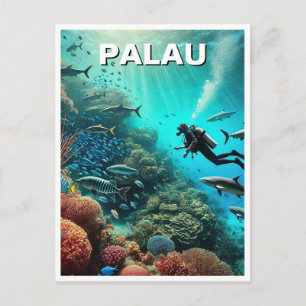Cartão Postal Viagens de Mergulho em Palau