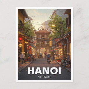 Cartão Postal Viagens para Hanói no Vietnã
