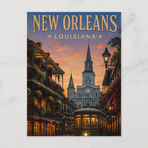 Cartão Postal Viagens pelo Patrimônio do Jazz de Nova Orleans