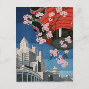 Cartão Postal Viagens pelo Tokyo antigo