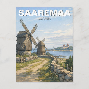 Cartão Postal Viagens Saaremaa Estônia