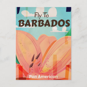 Cartão Postal Viagens vintage Barbados