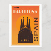 Viagens vintage Barcelona Espanha