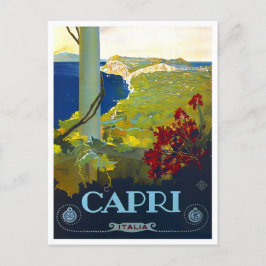 Cartão Postal Viagens vintage Capri Itália