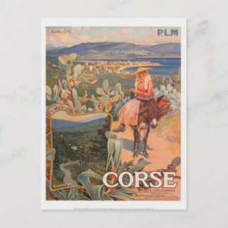 Cartão Postal Viagens vintage Córsega, Ajaccio -