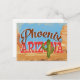 Cartão Postal Viagens vintage da Arizona Phoenix (Frente/Verso In Situ)