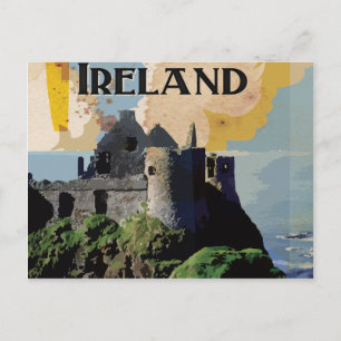 Cartão Postal Viagens vintage da Irlanda