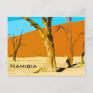 Cartão Postal Viagens vintage de Arte Vlei, Namíbia Cartão-posta