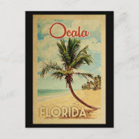 Viagens vintage de Árvore de Palma de Ocala