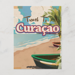 Cartão Postal Viagens vintage de Curaçau.