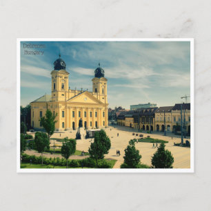 Cartão Postal viagens vintage debrecen Retro Hungary Hongrie