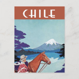 Cartão Postal Viagens vintage do Chile