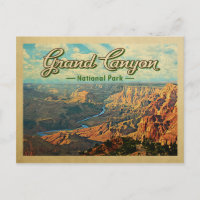 Viagens vintage do Parque Nacional Grand Canyon