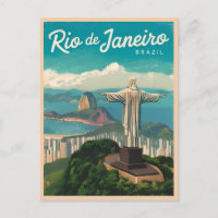 Viagens vintage do Rio de Janeiro Brasil