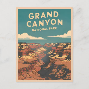 Cartão Postal Viagens vintage Grand Canyon - Retrocêndio