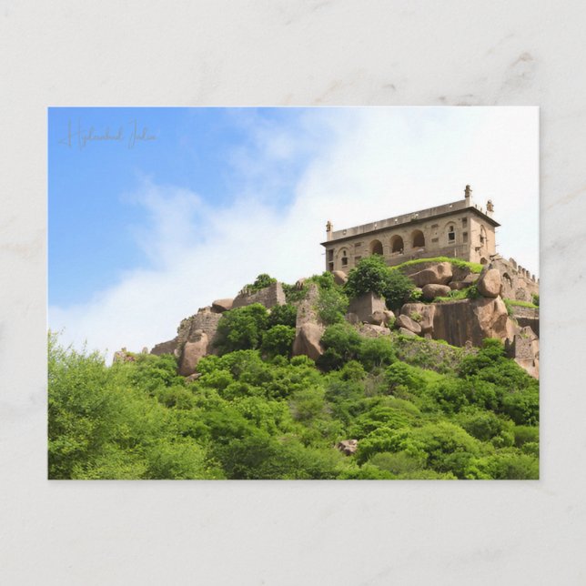 Cartão Postal Viagens vintage Hyderabad India Pakistan Férias (Frente)