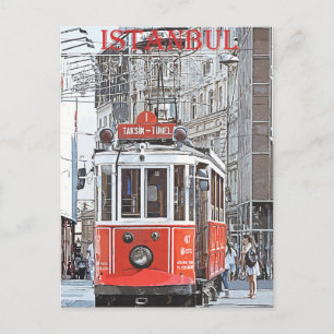 Cartão Postal Viagens vintage - Istambul, Turquia