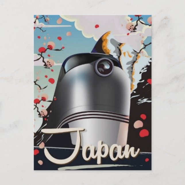 Cartão Postal Viagens vintage JAPÃO (Frente)