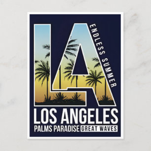 Cartão Postal Viagens vintage Los angeles California america