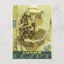 Cartão Postal Viagens vintage Luxor Egito