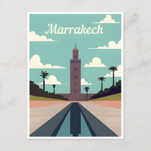 Cartão Postal Viagens vintage maroc maroc maroc Marrakech