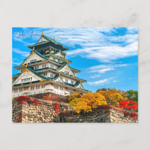 Cartão Postal Viagens vintage Osaka Japão ásia cidade Geisha