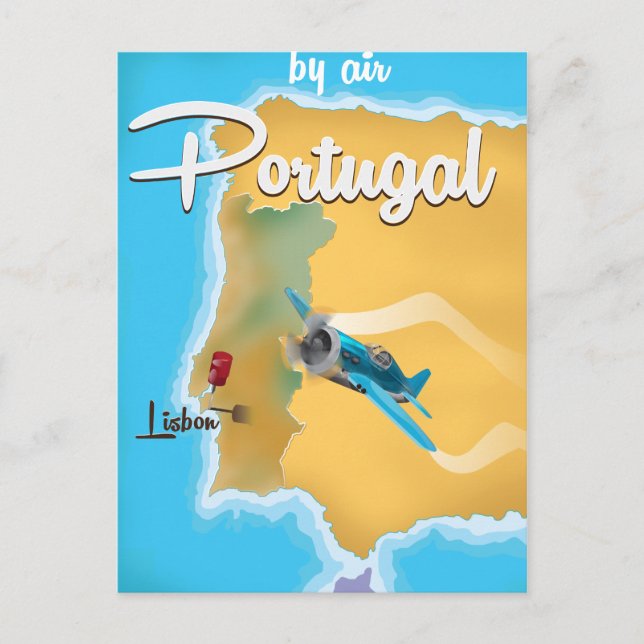 Cartão Postal Viagens vintage Portugal (Frente)