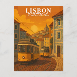 Cartão Postal Viagens vintage Portugal de Lisboa