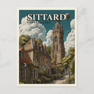 Cartão Postal Viagens vintage Sittard Holanda