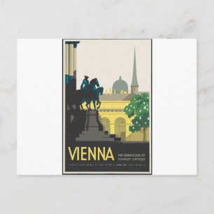Cartão Postal Viagens vintage Viena