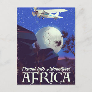 Cartão Postal Viaje para a Aventura! África