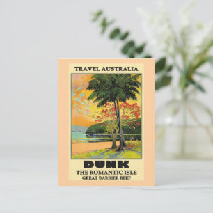 Cartão Postal Viaje pela Austrália, Ilha Dunk,