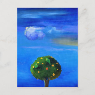 Cartão Postal Vias prateadas sobre a laranja 2012