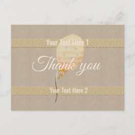 Cartão Postal Vibe da temporada de férias em ouro